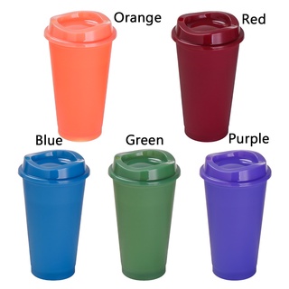 Vsrytod taza de Plástico multicolor/Portátil/multicolorida/Temperatura Para Bebidas (2)