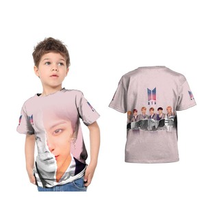 Bts Love Your Self-Jungkook Fullprint camiseta para niños