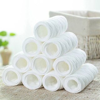 [Good Baby]10 pañales de tela de algodón para bebé recién nacido pañales insertar 3 capas