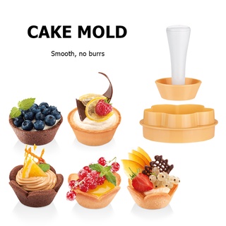 cel_molde de conchas para tarta de huevo/herramienta/molde para pasteles/galletas/molde para cupcakes