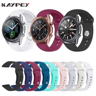 15 colores nuevas bandas de silicona para Samsung Galaxy Watch3 41 mm Smart Watch pulsera deportiva para Galaxy Watch 3 45 mm correa de muñeca accesorios