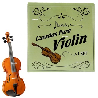 Cuerdas Para Violín 4/4 3/4 Distele Acero Y Cromo Niquel Ax