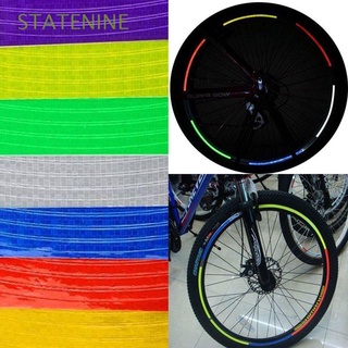 STATENINE Bicicleta Calcomanías para bicicletas Exterior Reflexivo adj. Calcomanías. Materia de barras Neumático Moto MTB Rueda Utilidad Fluorescencia Reflector/Multicolor