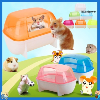 bl-hamster cama práctica cómoda pequeña ardilla baño para mascotas