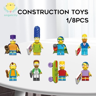 Los Niños Simpsons Multi-Función Bloques De Construcción Mesa De Aprendizaje De Educación Temprana Rompecabezas Partículas Juguete