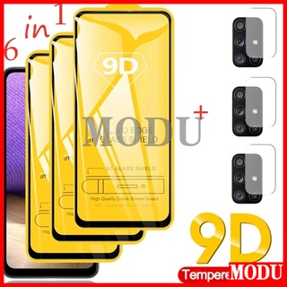 6 in 1 9D Cubierta Completa Vidrio Templado Xiaomi Redmi 7 7A 8 8A 9 9A 9C 9T Note 11 10 10S 9 9S 7 8 Pro POCO F3 X3 NFC 10T Pro ProProtector de Pantalla