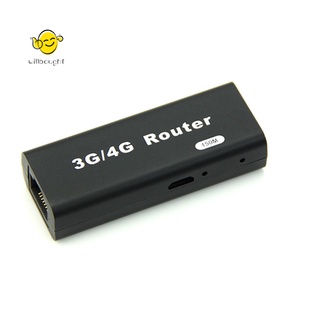 [listo Stock] Mini portátil 3G/4G WiFi Wlan Hotspot AP Client 150Mbps RJ45 USB Router inalámbrico (6)