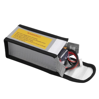 IMG/ 2xRC ignífugo LiPo bolsa de batería a prueba de explosiones seguro de seguridad contenedor de carga (7)