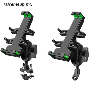 r.mx a02 soporte de aluminio para manillar de motocicleta, espejo lateral, bicicleta, soporte para teléfono