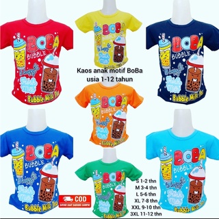 Las últimas camisas infantiles de BoBa motif de 1 a 12 años pueden ser niñas y niños