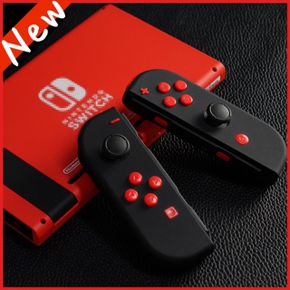 Negro Color rojo DIY interruptor Shell JoyCon controlador de reemplazo de la cubierta de la carcasa NS caso de la consola para Nintendo Switch accesorios