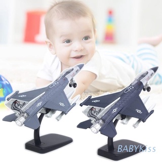 bbkiss ingeniería de plástico de aleación de aviones de juguete tire hacia atrás aviones de combate para niños