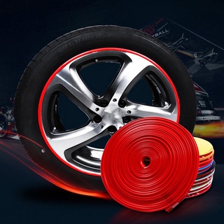 anillo de protección de rueda de color caramelo para coche, decoración de neumáticos, tira decorativa