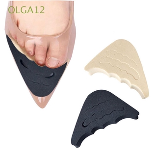 OLGA12 Women Insoles Big Shoes Toe Front Filler Toe Plug Adjustment Half Forefoot Cushion Insert Pain Relief High Heel/Multicolor
