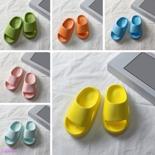 Niños y niñas antideslizante Simple Color sólido exterior desgaste suave fondo lindo sandalias y zapatillas (5)