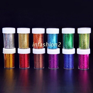Infa 12 colores grandes Kit De pigmentos De Resina Mica Flash polvo brillante brillante brillante lentejuelas De Resina para hacer (1)