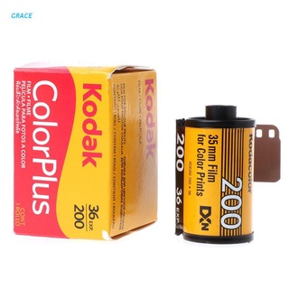 grace 1 rollo de color plus iso 200 35 mm 135 formato 36exp película negativa para cámara lomo