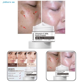 jobhere mini crema aclaradora facial vitamina c eliminar manchas oscuras crema blanqueamiento facial fade melanina para mujer