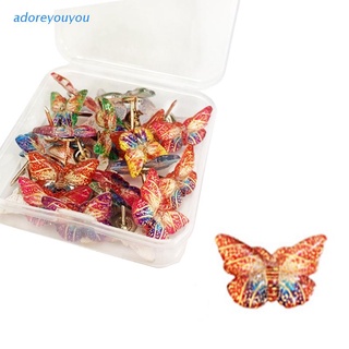 30 pzs set De pinclas decorativas De mariposas con forma De mariposa/almohadillas para pulgar