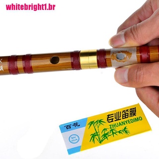 Flauta De Bambu Natural Especial Diafragma Membrana