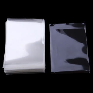 100x funda protectora transparente mangas envoltura 60x90mm