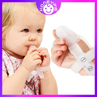[HONEY PIE]guantes ortopédicos para bebé recién nacido/guantes de silicona para dentición/guante mordedor