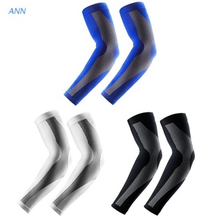 Ann 1 Par Unisex Arm Warmer protección Solar Uv Golf Ciclismo codo Mangas de brazo cubierta (1)