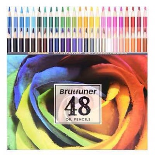 Brutfuner 12/24/48/50/72 Lápices De Colores Solubles En Agua/Pintura Profesional/Lápiz Al Óleo Para Principiantes (7)