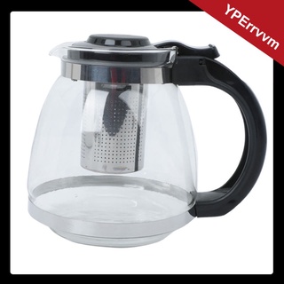 [Good] 50oz Glass Teapot High Borosilicate Dishwasher Safe Tea Maker Kung Fu Tea Pot Loose Leaf Teapot Housewarming Birthday