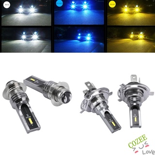 cozee 2 pzs lámpara antiniebla brillante para motocicleta/lámpara led/luz de noche/2000lm/accesorio/foco de moto/lámpara de coche/multicolor
