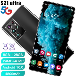 [ZY] Teléfono Inteligente Ultra S21 5.5 Pulgadas 8GB RAM + 128GB ROM Dual SIM Huella Dactilar/Desbloqueo Facial/Celular