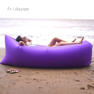 fridayqw - alfombrilla inflable rápida para acampar, sofá perezoso, portátil, colchón de aire, cama de aire