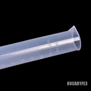 [cod] 10/25/50/100/250 ml cilindro de medición de plástico laboratorio prueba tubo graduado (6)