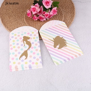 jkiuatm 10 bolsas de papel unicornio caramelo bolsas de regalo de sirena bolsas de botín niños decoración de cumpleaños mx