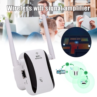 Amplificador de alcance WiFi 300Mbps repetidor inalámbrico amplificador de señal con antenas (3)
