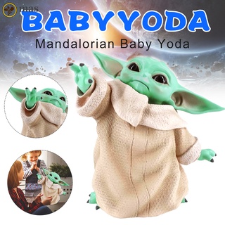 Mandalorian War Star Little Baby YODA Ornaments Statue Figure Toys Gift for Kids