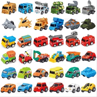 mini inercial tire hacia atrás racer coches de juguete de ingeniería coches de policía coche militar coche de bomberos camión avión niños bebé niño niña regalo (1)