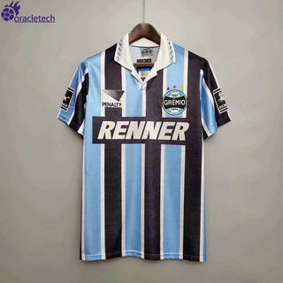 alloy material thailand quality 1995 retro Gremio house jersey home jersey Ready Stock