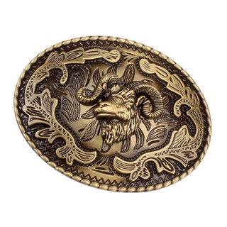 [[2]] rodeo cabeza de cabra cinturón de metal hebilla arabesco floral vaquero occidental vaquera