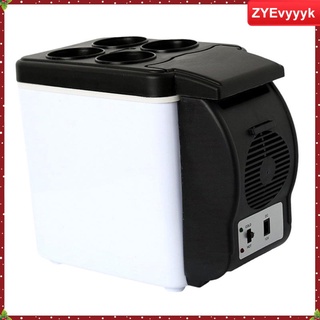 Mini Refrigerador De 6 Litros/9 Puede Termoeléctrico Portátil Y Calentador Para El Cuidado De La Piel , Leche Materna , Alimentos , Medicamentos ,