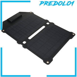 [PREDOLO1] Cargador De Panel Solar USB Puerto Teléfono Al Aire Libre Con Mosquetón Luces De Pared