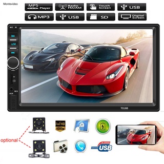 Mo reproductor Bluetooth avanzado pantalla de inversión de 7 pulgadas pantalla coche reproductor MP5 para coches