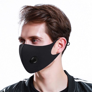Máscara LA-Unisex con válvula respiratoria transpirable cómoda y suave reutilizable (6)