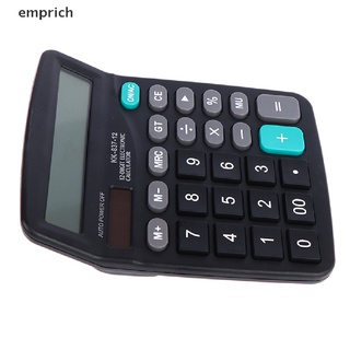 Emprich 1pcs Calculadora Comercial De Oficina Calcular Herramienta Alimentada Por Batería De 12 Dígitos Venta Caliente
