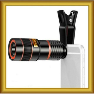 Lente de telescopio Telezoom 8x para Smartphone Zoom telescopio Focus Clip
