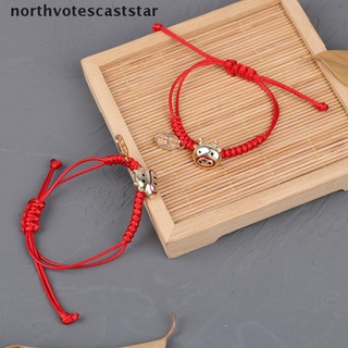 ncvs pulseras de ganado hecho a mano brazaletes rojo cuerda accesorios 2021 año nuevo regalos estrella (1)
