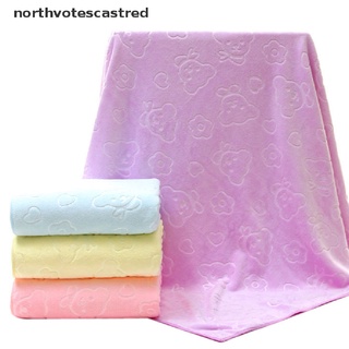 ncvs 35*75cm toallas textiles para el hogar en relieve grueso suave absorbente ultrafino toalla de fibra roja