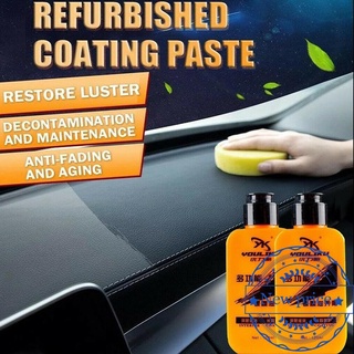 120Ml Interior renovación revestimiento crema cuero salpicadero agente de coche acristalamiento mantenimiento E0M3