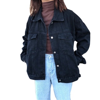 Women Basic Coats Spring Denim Jacket Vintage Long Sleeve Jeans Jackets Slim Female Coat Casual Girls Outwear Tops Windbreaker