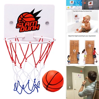 Children Kids Mini Basketball Hoop Toys Suck Wall-Mounted Stand with Pump Sport Toy Set